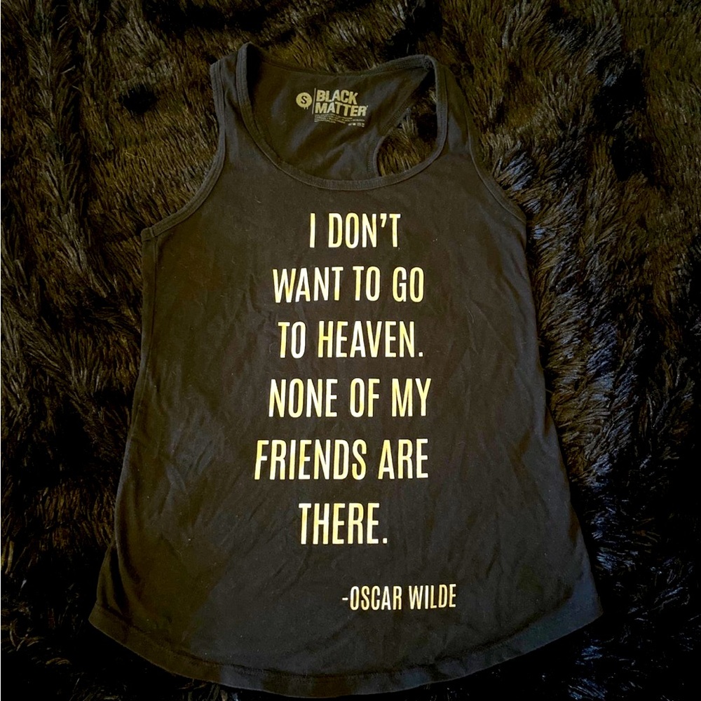 Oscar Wilde razorback tank top